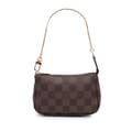 Miniatyrbillede 1 af 7: Pre-owned Louis Vuitton Damier Ebene Mini Pochette Accessoires Brown