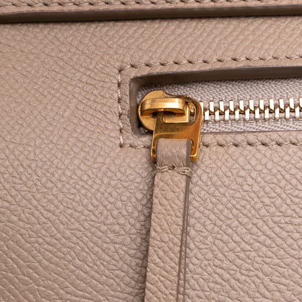 Pre-owned Celine Micro Grained Calfskin Belt Bag Brown