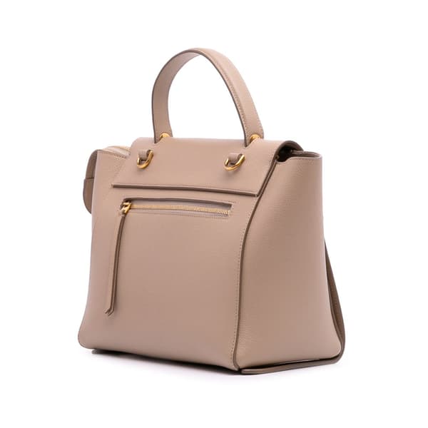 Pre-owned Celine Micro Grained Calfskin Belt Bag Brown