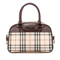 Pikkukuva 1 / 10: Pre-owned Burberry House Check Canvas Handbag Brown