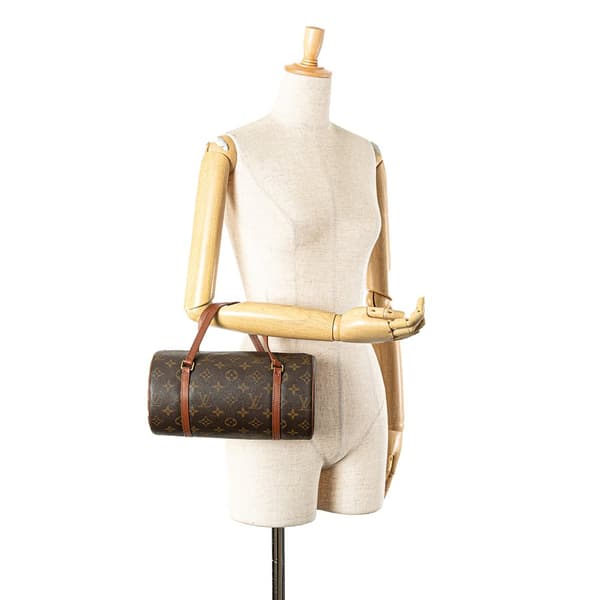 Pre-owned Louis Vuitton Monogram Papillon 26 Brown