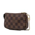 Miniatyrbilde 2 av 9: Pre-owned Louis Vuitton Damier Ebene Mini Pochette Accessoires Brown