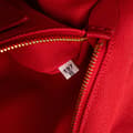Miniatyrbilde 6 av 8: Pre-owned Prada Canvas Canapa Bijoux Satchel Red