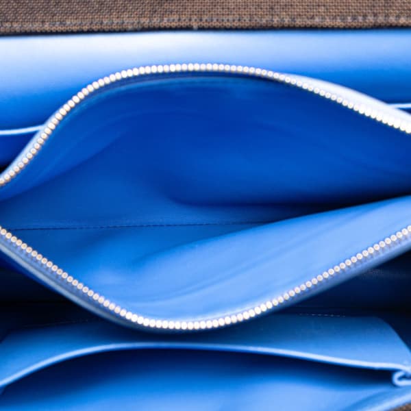 Pre-owned Dior Oblique Velvet Diorama Satchel Blue