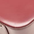 Pikkukuva 10 / 10: Pre-owned Burberry House Check Trimmed Leather Handbag Red