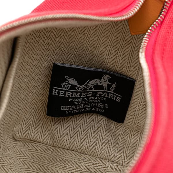 Pre-owned Hermès Small Canvas Bride A Brac Pink