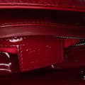 Miniatyrbilde 5 av 10: Pre-owned Dior Medium Patent Cannage Lady Dior Red
