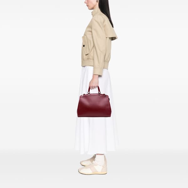 Pre-owned Louis Vuitton Epi Brea MM Red