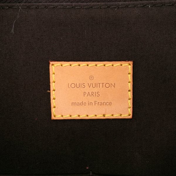 Pre-owned Louis Vuitton Monogram Vernis Alma GM Purple