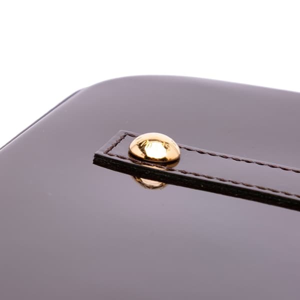 Pre-owned Louis Vuitton Monogram Vernis Alma GM Purple