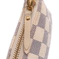 Pikkukuva 6 / 8: Pre-owned Louis Vuitton Damier Azur Trunks Labels Pochette Milla MM White