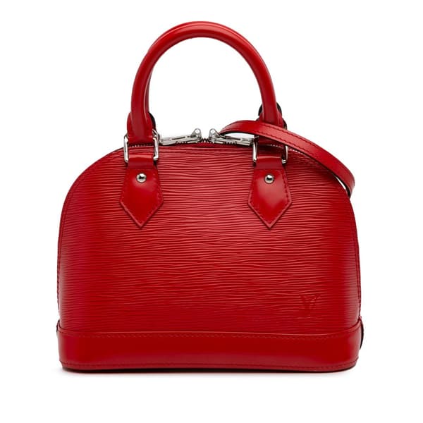 Pre-owned Louis Vuitton Epi Alma BB Red