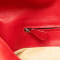 Miniatyrbillede 9 af 10: Pre-owned Bottega Veneta Leather Intrecciato Top Handle Bag Red