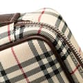 Miniatyrbild 6 av 10: Pre-owned Burberry House Check Canvas Vanity Bag Brown
