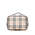 Miniatyrbild 1 av 10: Pre-owned Burberry House Check Canvas Vanity Bag Brown