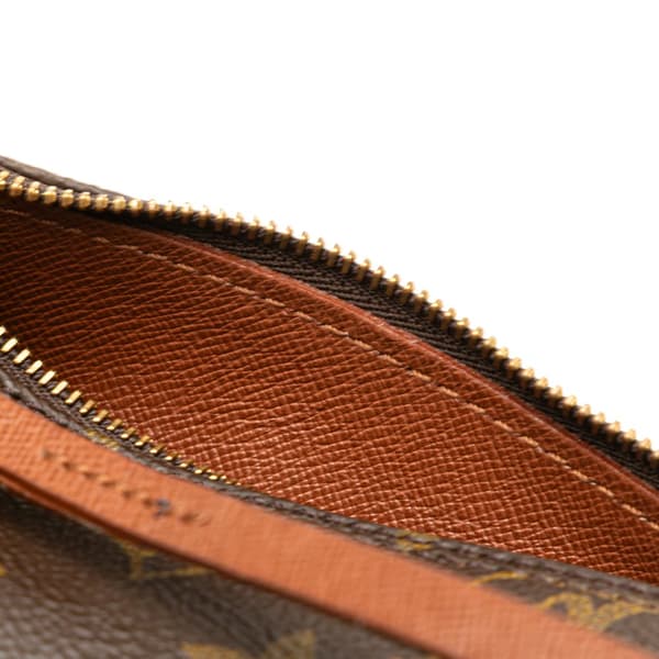 Pre-owned Louis Vuitton Monogram Papillon Pochette Brown