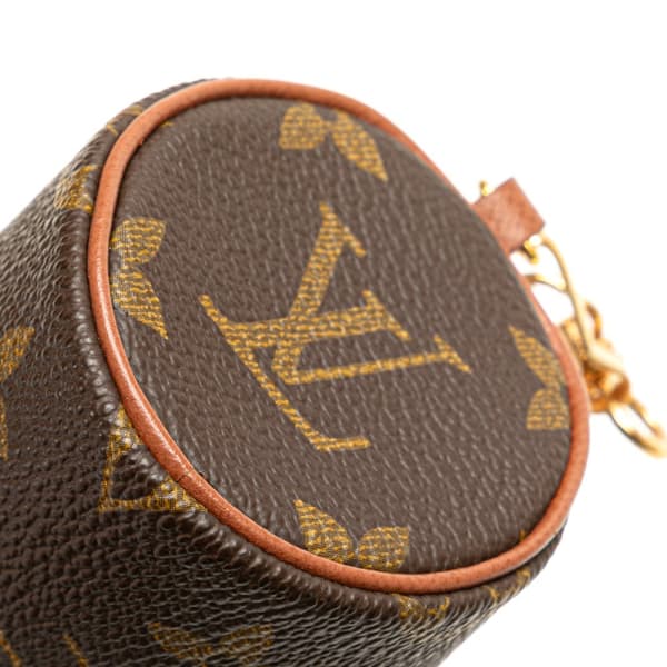 Pre-owned Louis Vuitton Monogram Papillon Pochette Brown