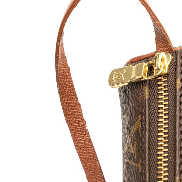 Pre-owned Louis Vuitton Monogram Papillon Pochette Brown