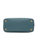 Miniatyrbilde 3 av 9: Pre-owned Prada Small Saffiano Lux Promenade Blue