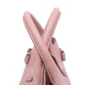 Pikkukuva 10 / 10: Pre-owned Burberry Medium Leather and House Check Banner Satchel Pink