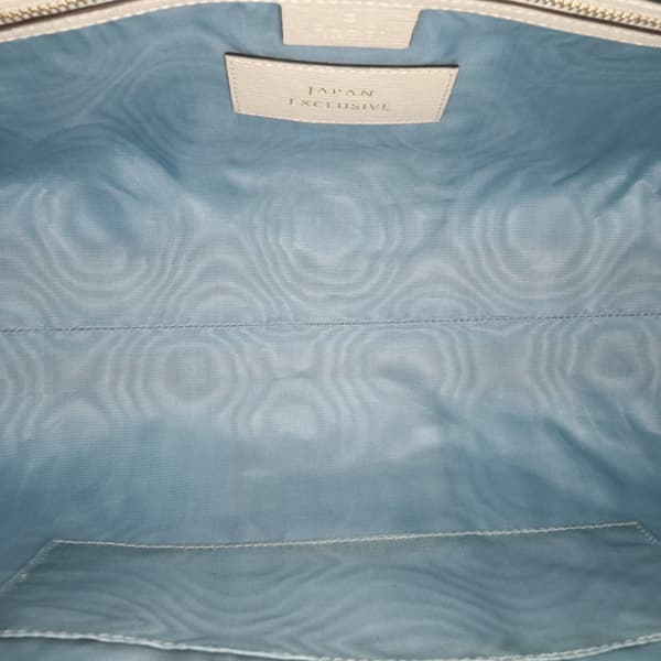Pre-owned Gucci Yuko Higuchi Medium Coated Canvas Ophidia Web Satchel White