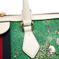Miniatyrbilde 8 av 10: Pre-owned Gucci Yuko Higuchi Medium Coated Canvas Ophidia Web Satchel White