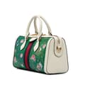 Miniatyrbilde 2 av 10: Pre-owned Gucci Yuko Higuchi Medium Coated Canvas Ophidia Web Satchel White