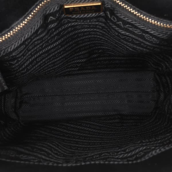 Pre-owned Prada Tessuto Satchel Black