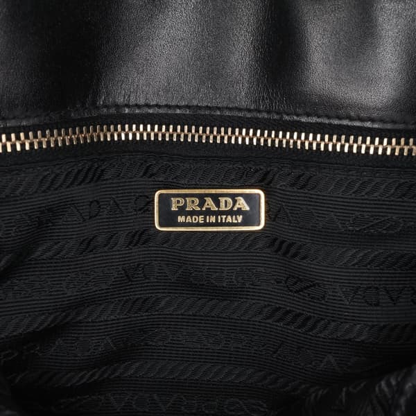 Pre-owned Prada Tessuto Satchel Black