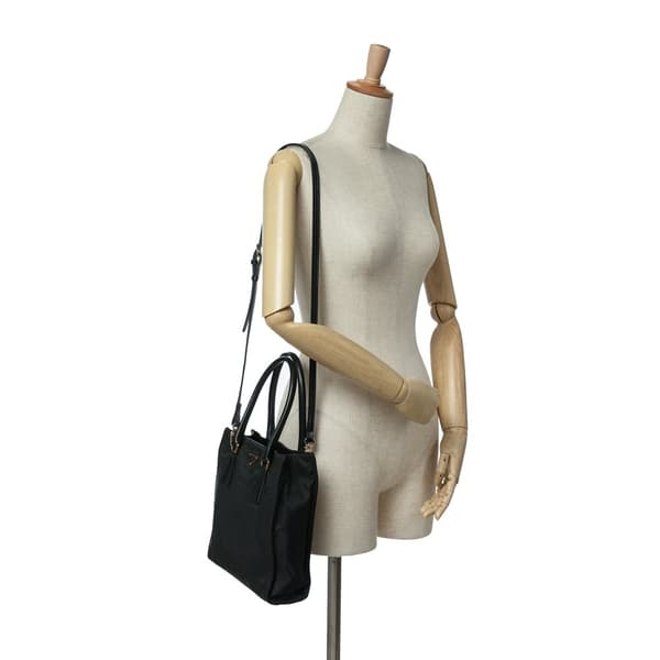 Pre-owned Prada Tessuto Satchel Black