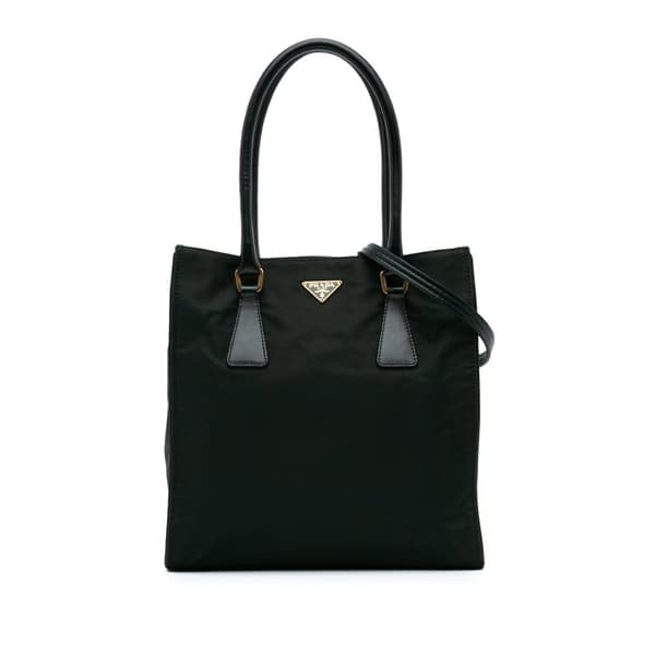 Pre-owned Prada Tessuto Satchel Black