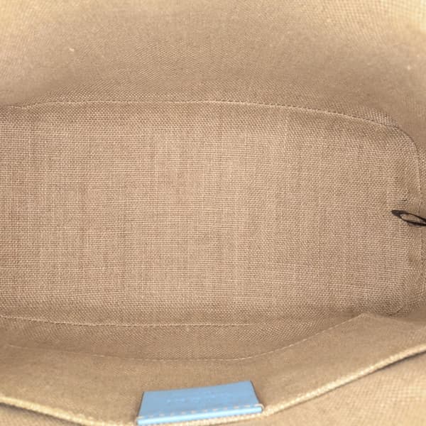 Pre-owned Gucci Mini Microguccissima Dome Satchel Blue