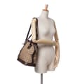 Miniatyrbillede 9 af 10: Pre-owned Gucci Medium GG Canvas Charm Dome Satchel Brown