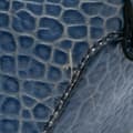 Miniatyrbild 8 av 10: Pre-owned Burberry Small Grained Calfskin Orchard Bowling Bag Blue