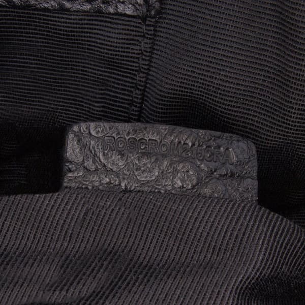 Pre-owned Burberry Small Grained Calfskin Orchard Bowling Bag Black