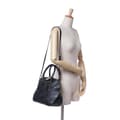 Pikkukuva 9 / 9: Pre-owned Burberry Small Grained Calfskin Orchard Bowling Bag Black
