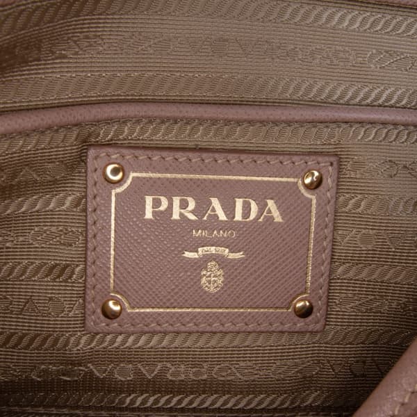Pre-owned Prada Saffiano Lux Shopping Tote Pink