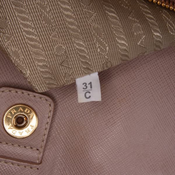 Pre-owned Prada Saffiano Lux Shopping Tote Pink