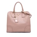 Miniatyrbillede 1 af 10: Pre-owned Prada Saffiano Lux Shopping Tote Pink