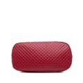 Miniatyrbild 3 av 9: Pre-owned Gucci Medium Microguccissima Dome Satchel Red