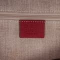 Miniatyrbild 5 av 9: Pre-owned Gucci Medium Microguccissima Dome Satchel Red