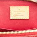 Miniatyrbild 5 av 10: Pre-owned Louis Vuitton Monogram Vernis Rayures Alma BB Red