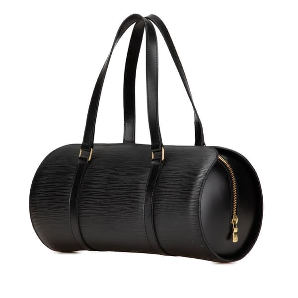 Pre-owned Louis Vuitton Epi Soufflot Black