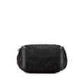 Miniatyrbild 3 av 10: Pre-owned Fendi Zucca Nylon Zip Code Handbag Black