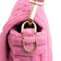 Miniatyrbilde 8 av 10: Pre-owned Fendi Zucca Embossed Terry Cloth Baguette Satchel Pink