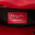 Miniatyrbilde 5 av 10: Pre-owned Dior Small Lambskin Cannage My ABCDior Lady Dior Red