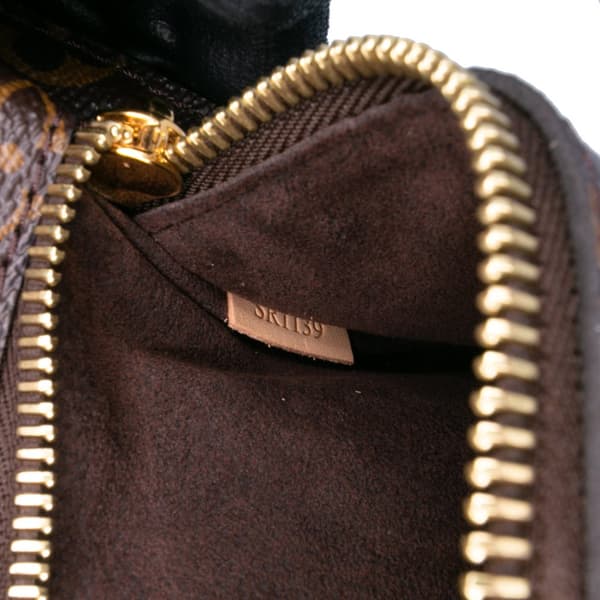 Pre-owned Louis Vuitton Monogram Pochette Metis Brown