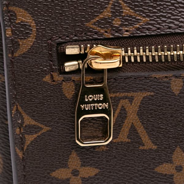 Pre-owned Louis Vuitton Monogram Pochette Metis Brown
