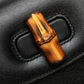 Miniatyrbilde 8 av 10: Pre-owned Gucci Calfskin Bamboo Night Black