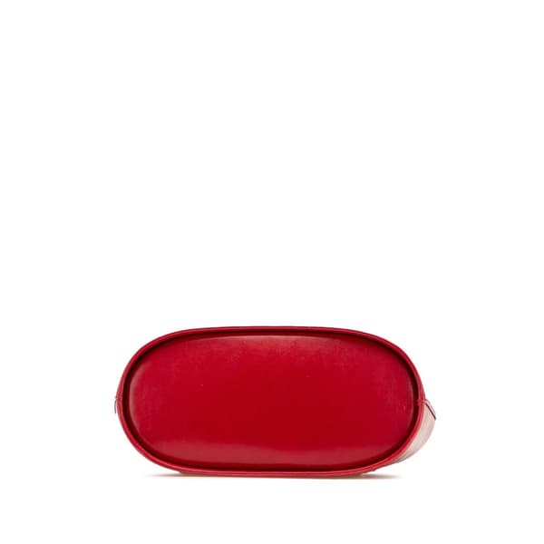 Pre-owned Ferragamo Leather Gancini Satchel Red